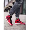 Кроссовки Nike Air Jordan красные высокие