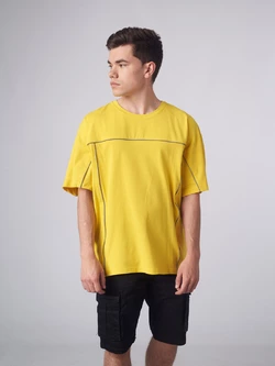 Футболка Оверсайзова Ronin Custom Wear рефлективна жовта L