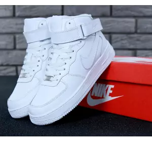 Кроссовки Nike Air Force winter White высокие